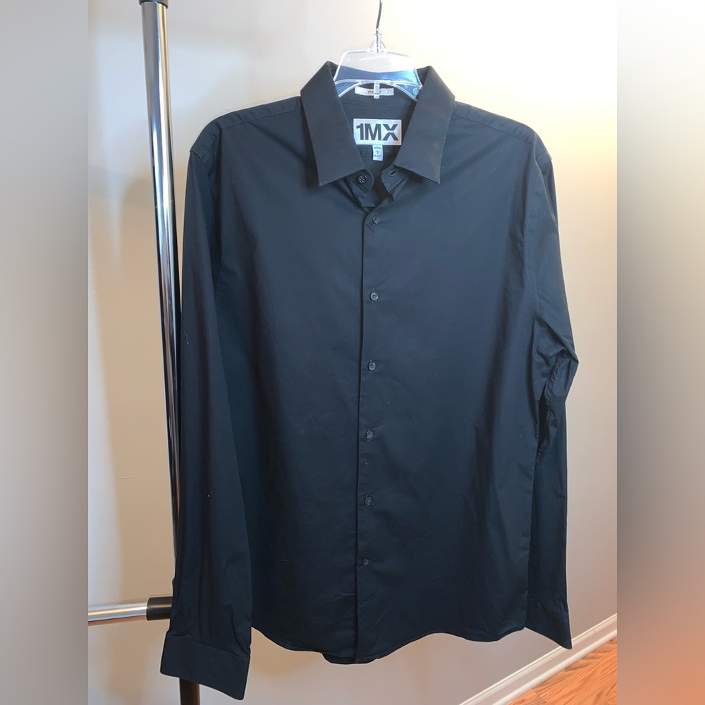 Express IMX Men’s Fitted Button-Down Shirt – Size Large